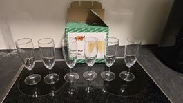 Prosecco Gläser M-Budget 6 Stück 16.5 cl 