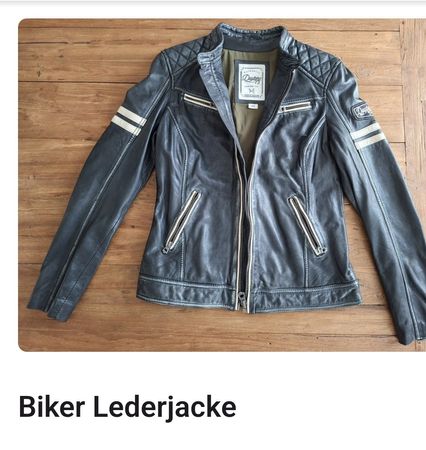 Biker Lederjacke