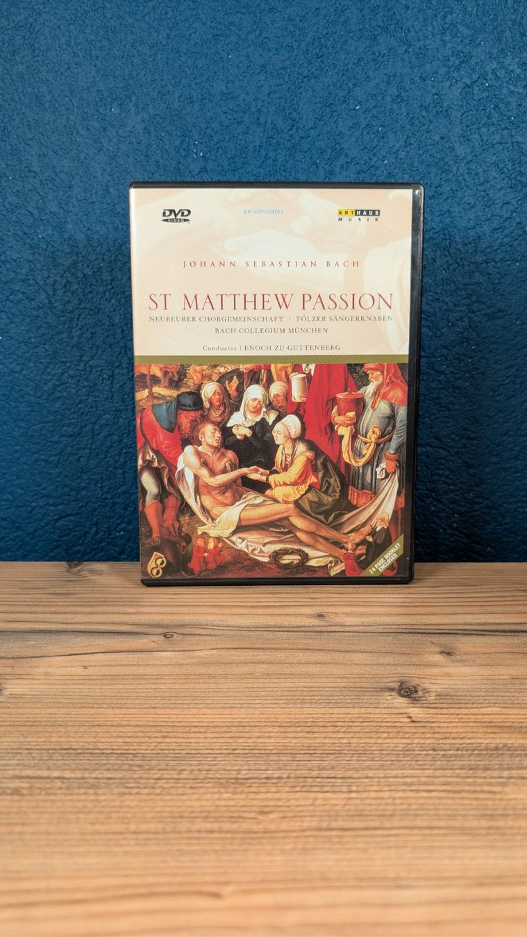 Tous les DVDs: J.S. Bach St. Matthew Passion DVD – D'occasion à Flumenthal par Neondrian