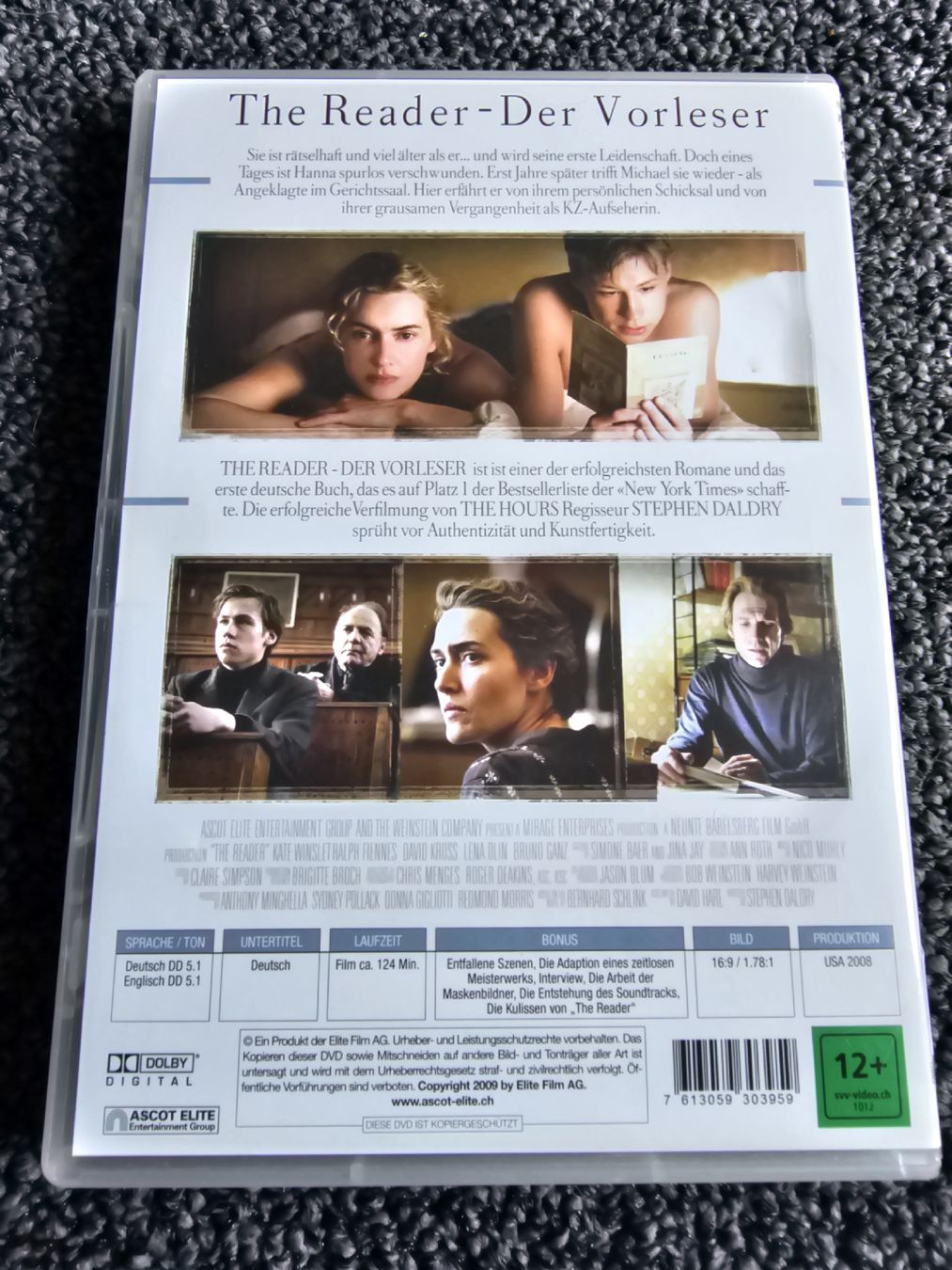 Tutti i DVDs: DVD Der Vorleser (20387) – Usato da Ruswil venduto da jan_bxl5 1