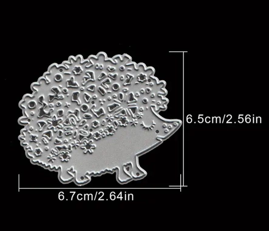 Sciablone: Igel mit Blümchen in den Stacheln  - Stanzschablone – Nuovo e nell'imballaggio originale da Frenkendorf venduto da jazzplatten 1