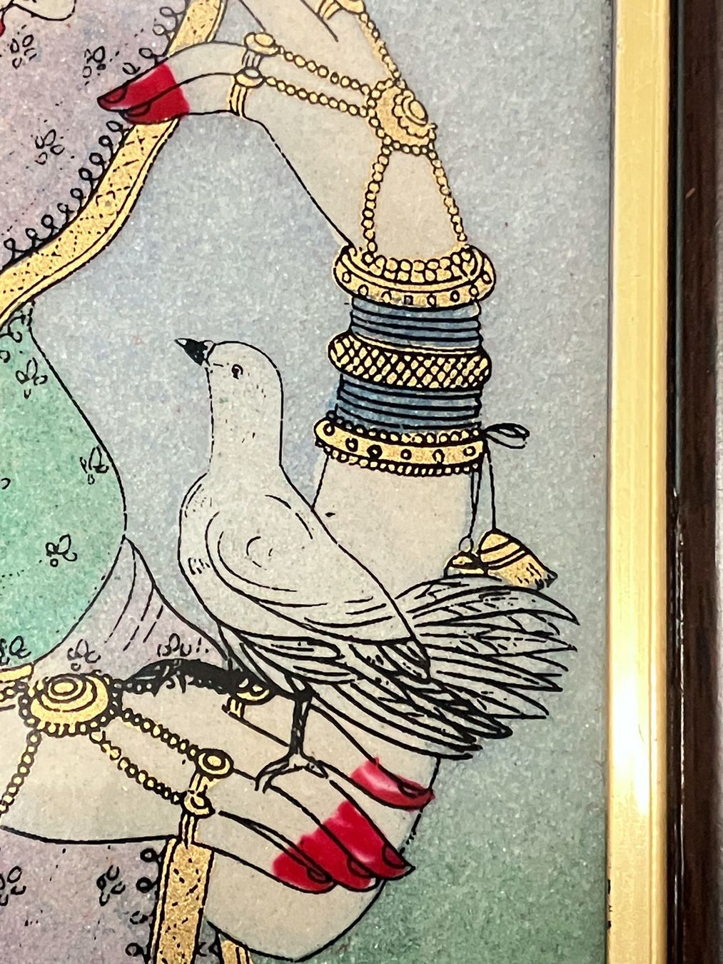 Posters & Illustrations: Edelsteinmalerei Asiatica Inderin – D'occasion à Horw par luzernicus 7