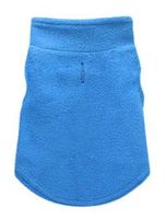 Warmer Hundepullover Blau fleece S 24 cm Rückenlänge