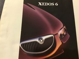 Mazda Xedos 6 Verkaufsprospekt 8 Seiten 1992