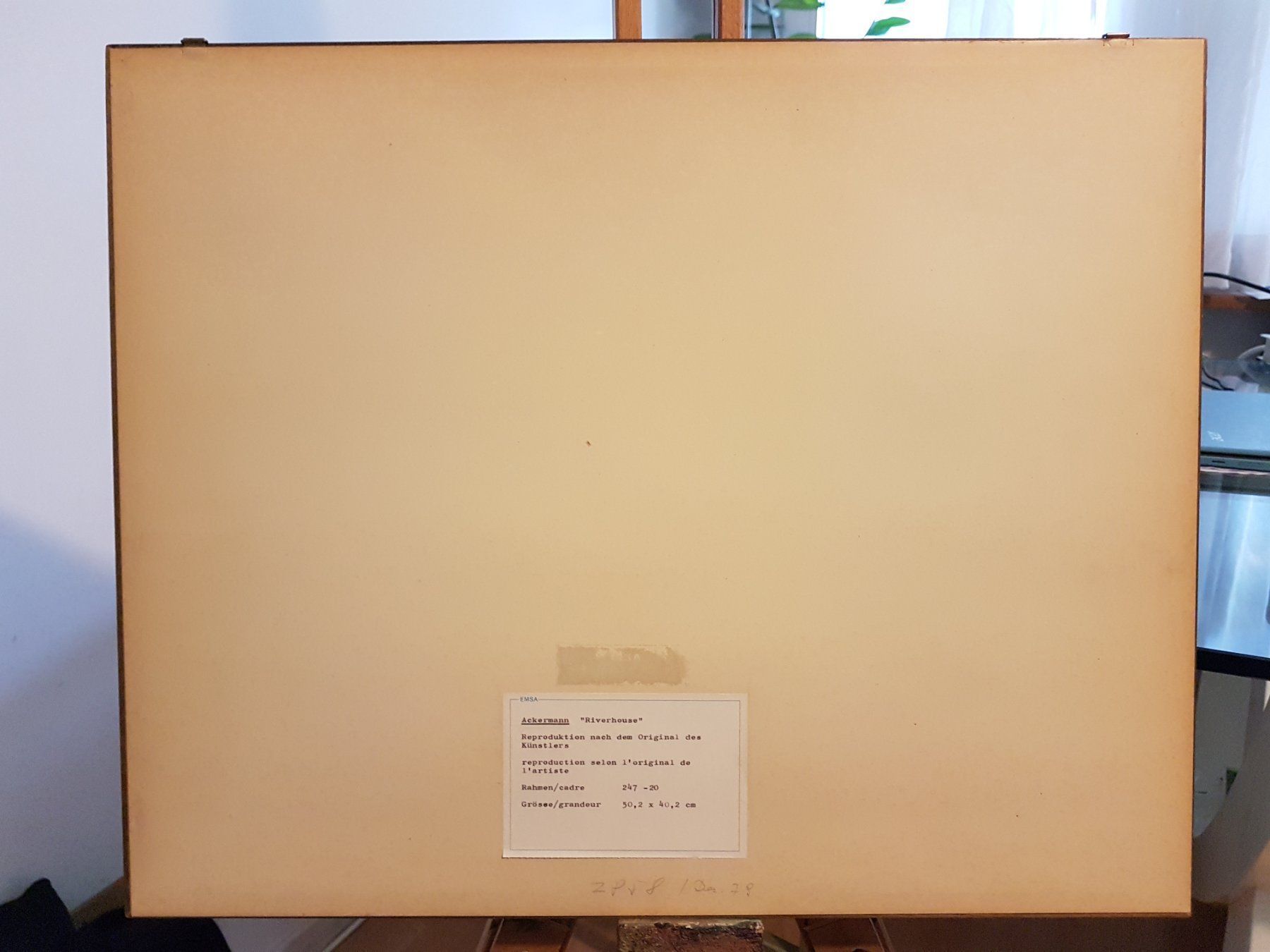 Gemälde: Frank Edward Ackermann – "Riverhouse" – Original EMSA – Gebraucht aus Glattbrugg von casabelavista 9