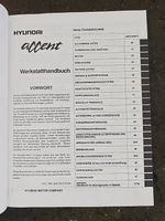 Werkstatthandbuch Hyundai Accent