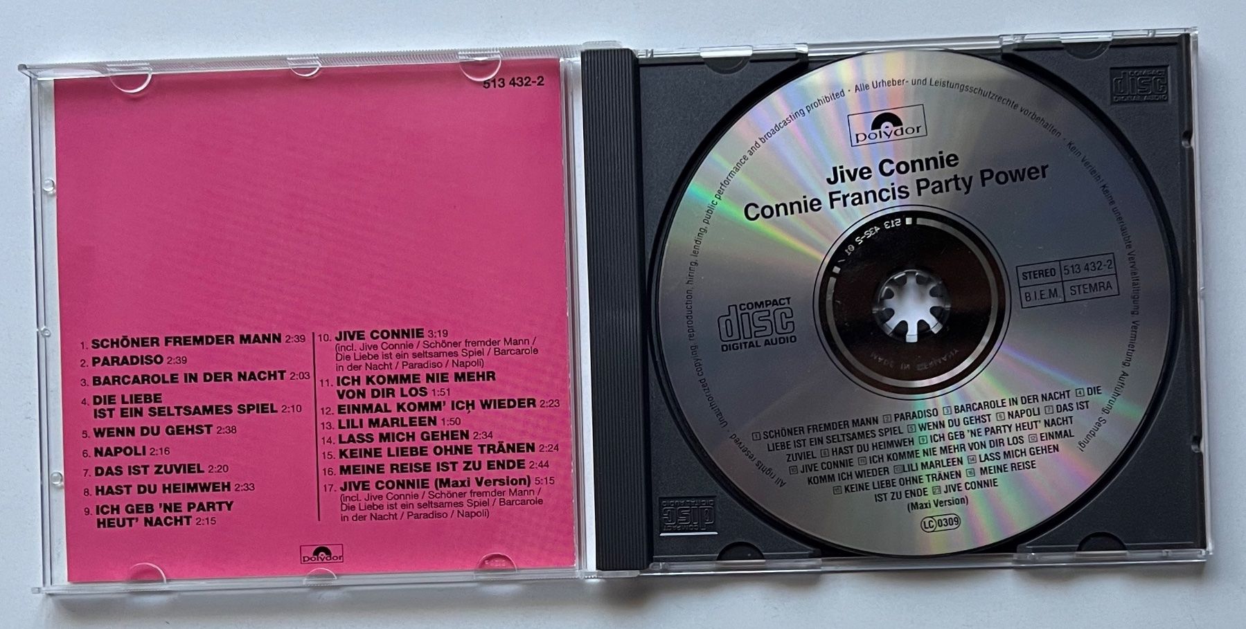 CD: Connie Francis / Party Power – Usato da Näfels venduto da rottabi 2