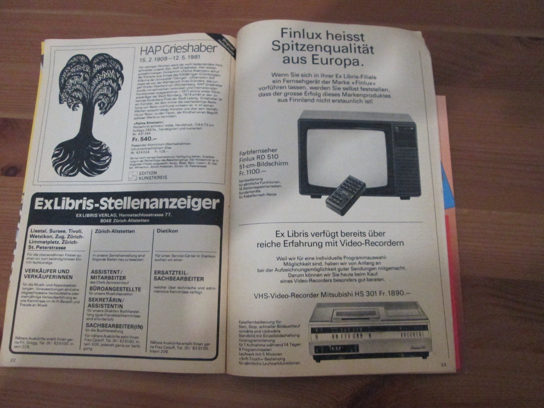 Riviste & Magazine: ex libris Clubzeitschrift – Usato da Neuchâtel venduto da Dualseele 3