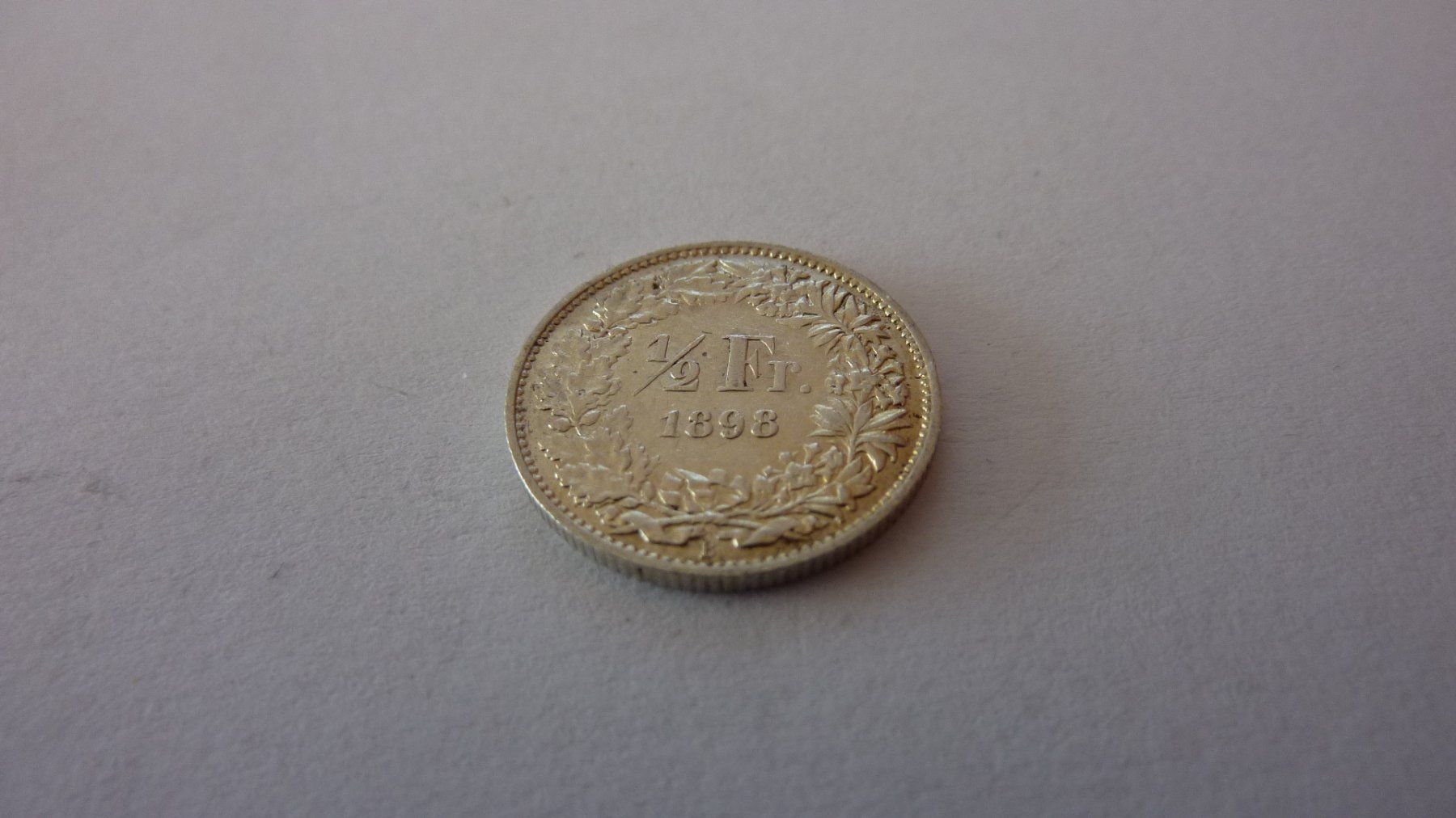 Alle Münzen: Uralter Fünfzigräppler 1898, vorzüglich – Neu (gemäss Beschreibung) aus Birrwil von Schnaepli 1