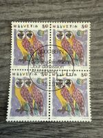 Helvetia Briefmarke Eulen 80 Rappen, 15.1.91, Top Zustand!
