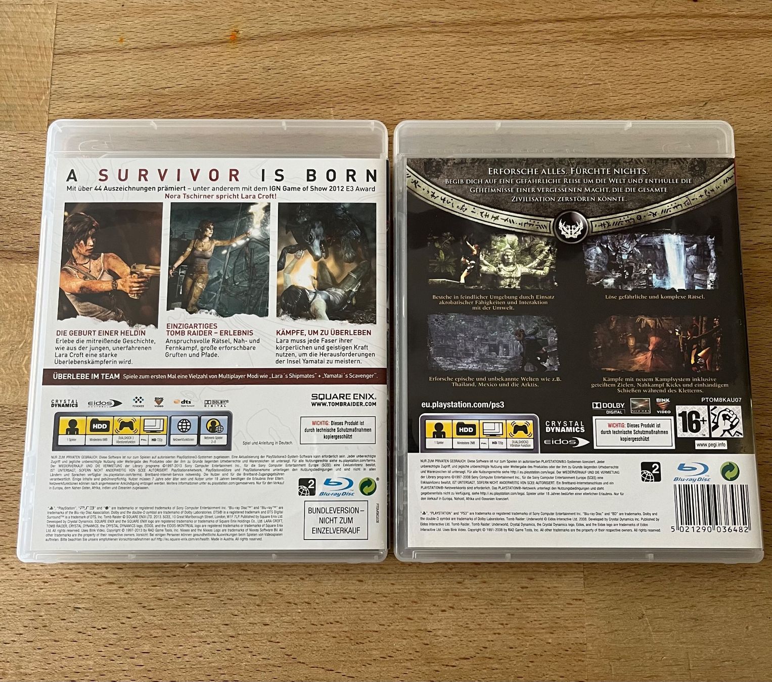 Sony Giochi: Tomb Raider + Tomb Raider Underworld - Sony PS3 – Usato da Thalwil venduto da ranx 2