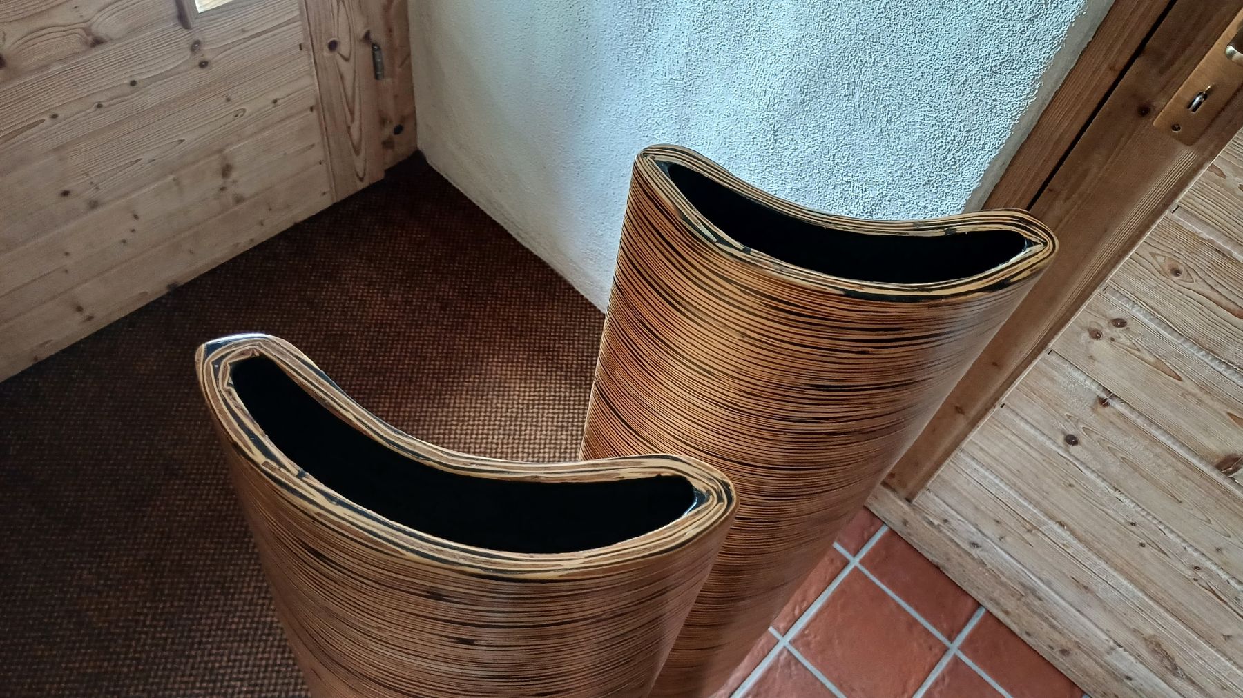 Vasi & Recipienti: Vase Holz Vase Blumenvase Blumen – Usato da Degersheim venduto da Alphi 1