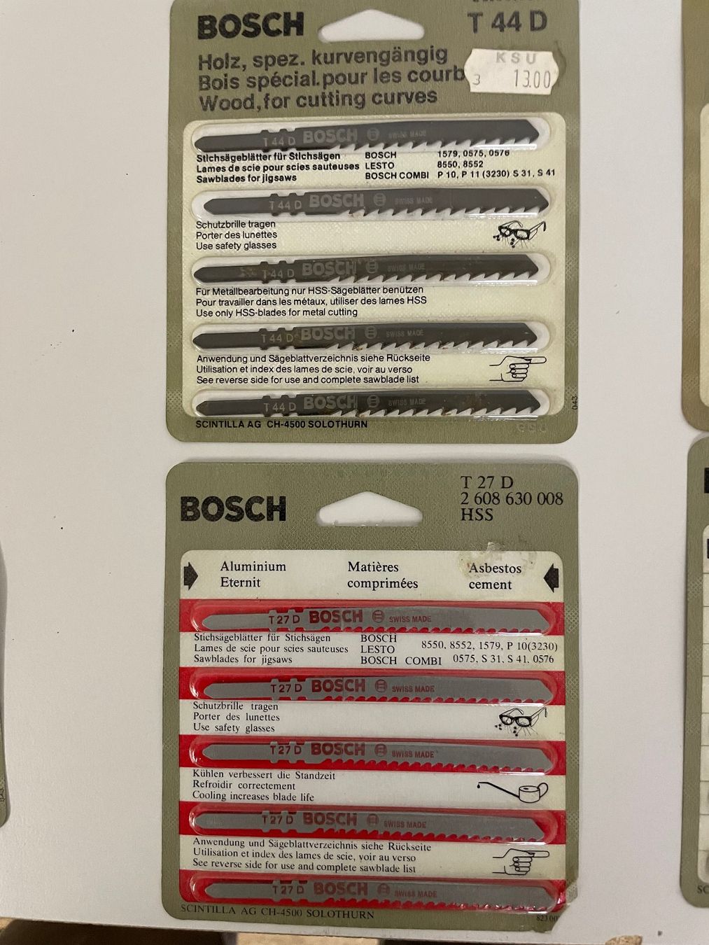 Sägen: lames scie sauteuse bosch serie T – Neu (gemäss Beschreibung) aus La Croix (Lutry) von netrajet 2