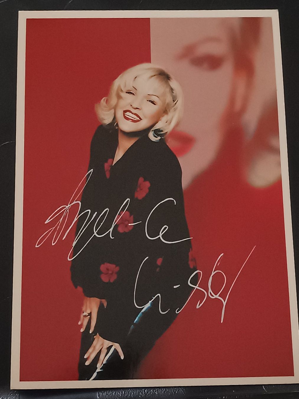 Autografi: Angelika Milster - handsignierte Autogrammkarte – Usato da Menziken venduto da Artographs