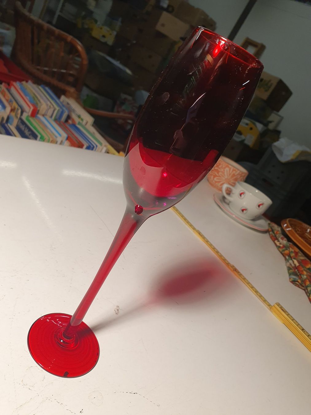Bicchieri: Champagnerglas rot – Usato da Zürich venduto da loosebone 4