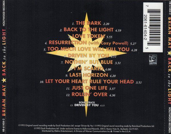 CD: Brian May – Back To The Light – Usato da Gingins venduto da Demonseed 1