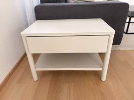 IKEA TONSTAD Couchtisch mit Schublade  Elfenbeinweiss