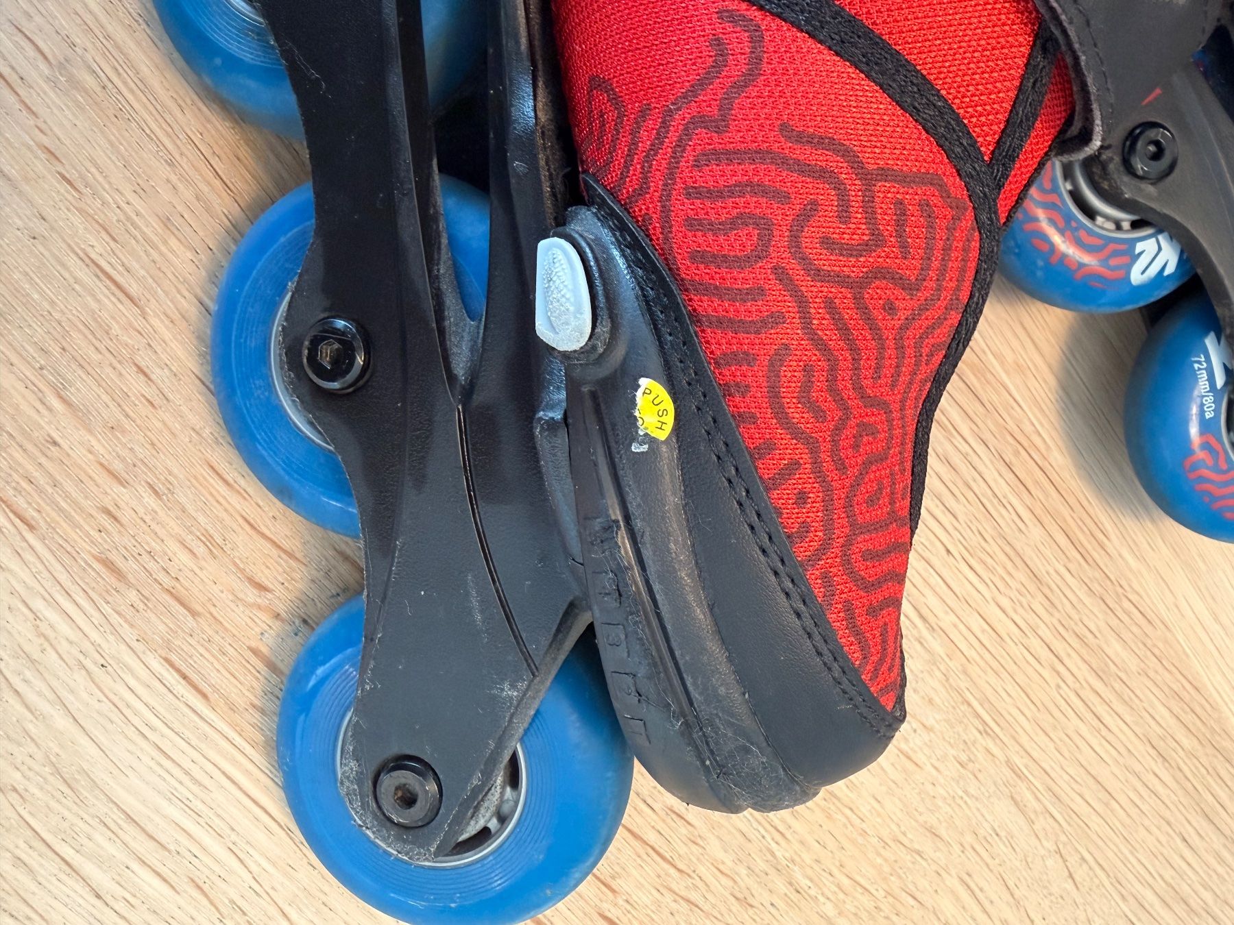 K2 Inline-Skating & Rollschuhe: Rollers K2 Raider Boa rouge noir – Gebraucht aus Payerne von chado1234 2