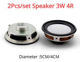2 Stück Mini Lautsprecher 3W 4Ohm 50mm NEU