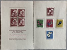 Pro Juventute Geschenkheft 1956 limitierte Auflage 179/1500