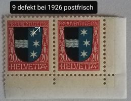 MA271) J39, Abart defekte 9 bei 1926 postfrisch