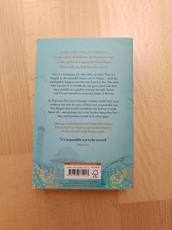 Libri: Book " The Beekeeper of Aleppo" – Usato da Kloten venduto da chr_rmr 1