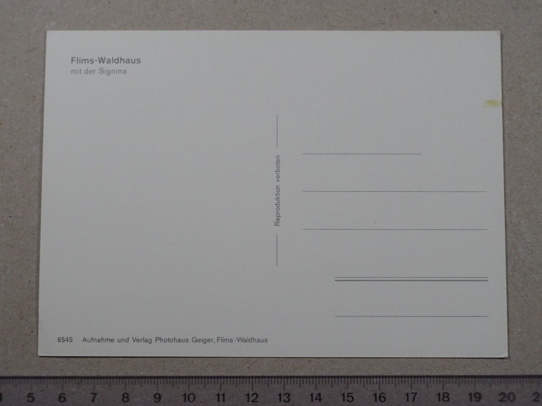 Cartoline postali: Flims Waldhaus, Signina – Usato da Lenzburg venduto da fh1 1