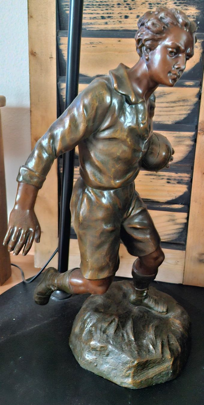 Sculture & Statue: Rugbyman stade 1932 – Usato da Ipsach venduto da solune 1