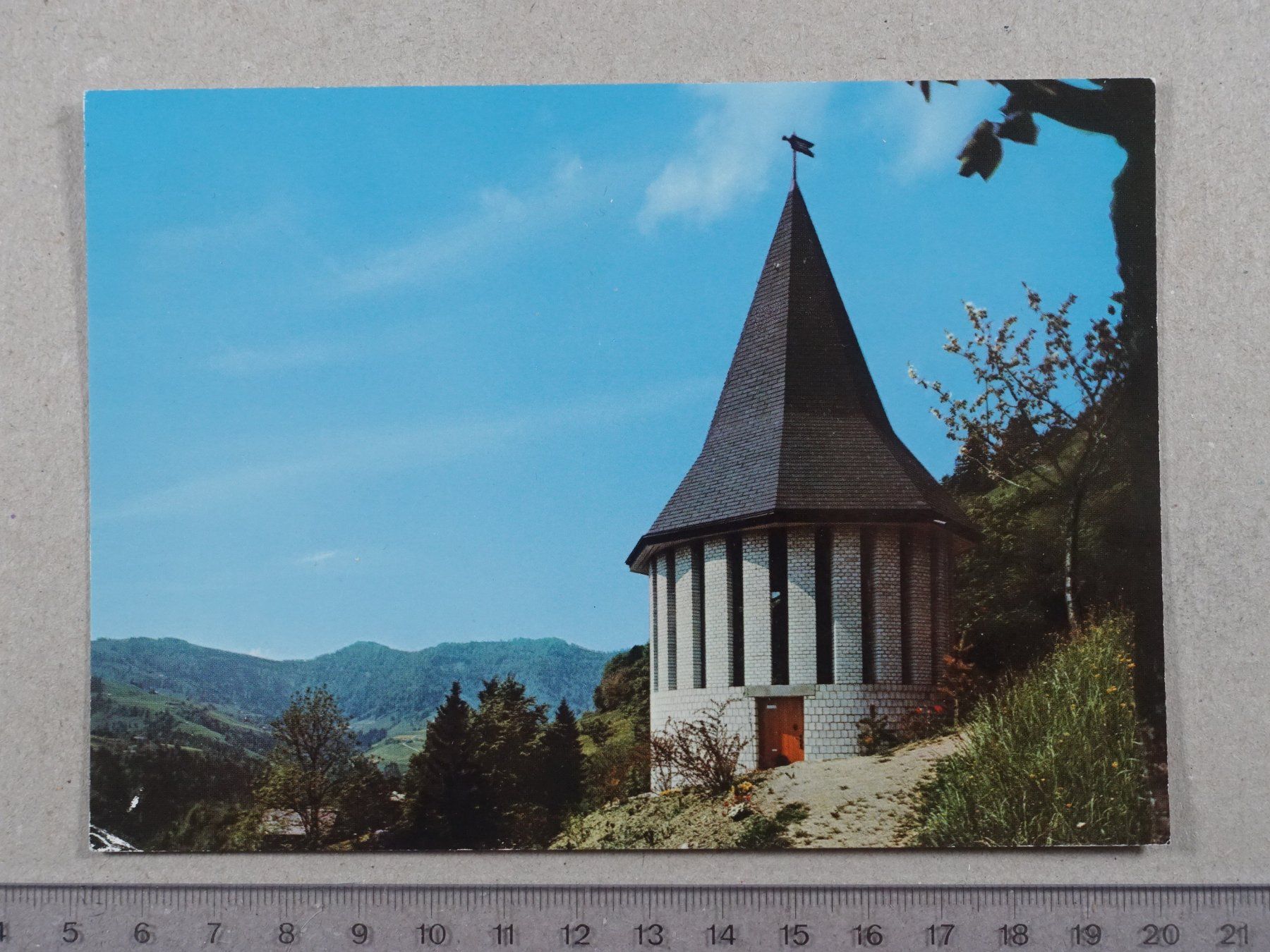 Cartoline postali: Libingen, Albert Schweizer Gedächtnisturm, Glocken Spiel – Usato da Lenzburg venduto da fh1