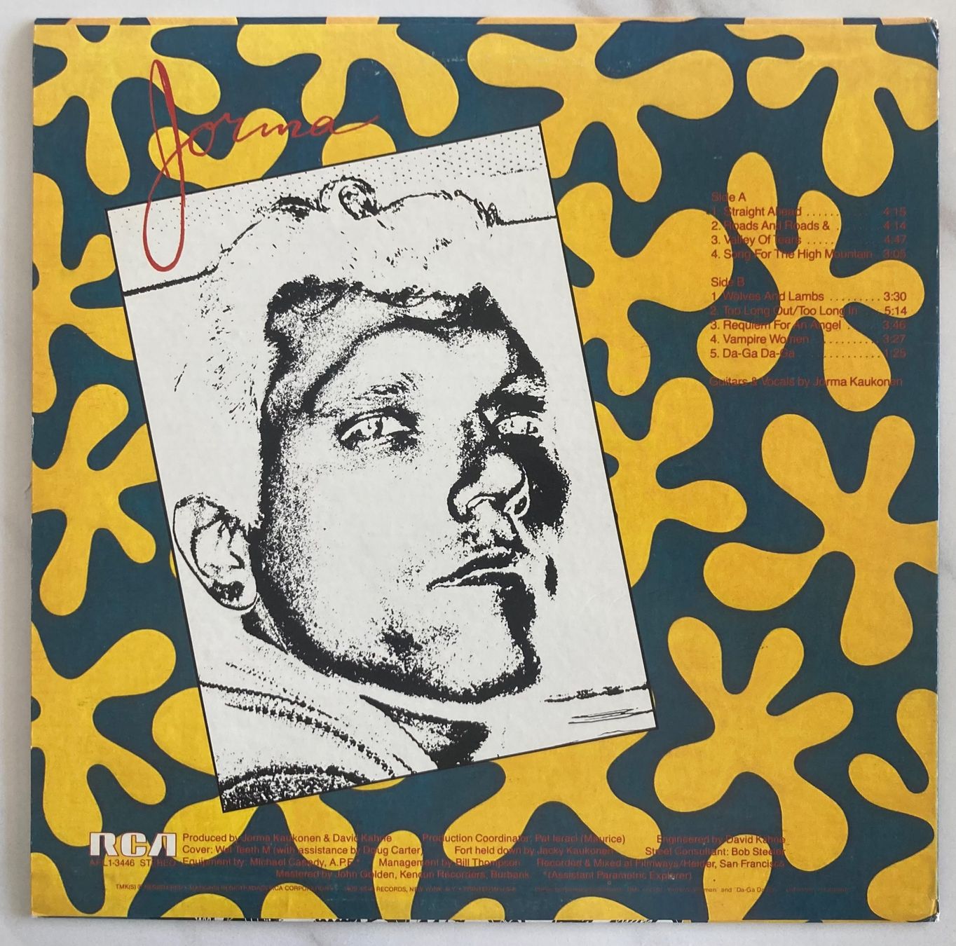 Dischi in vinile: JEFFERSON AIRPLANE / JORMA KAUKONEN - JORMA – Usato da Poliez-Pittet venduto da Newtown-Records 1