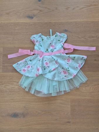Baby Kleid, Gr. 3-6Mt, Blumen