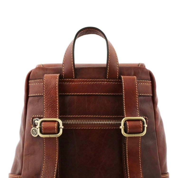 Zaini: Lederrucksack Venezia - Farbe: Braun – Nuovo e nell'imballaggio originale da Wittenbach venduto da WWW.DRILUBAGS.CH 4