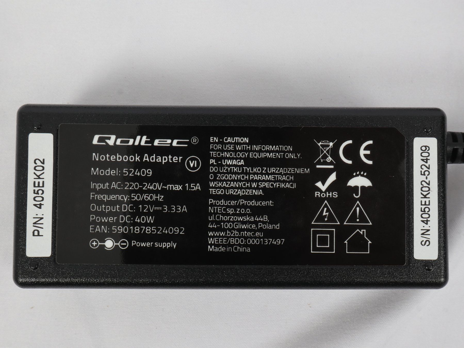 Unità & Adattatore: QOLTEC Monolith Notebook Adapter – Nuovo (secondo la descrizione) da Steinen venduto da Restwert_Steinen 8