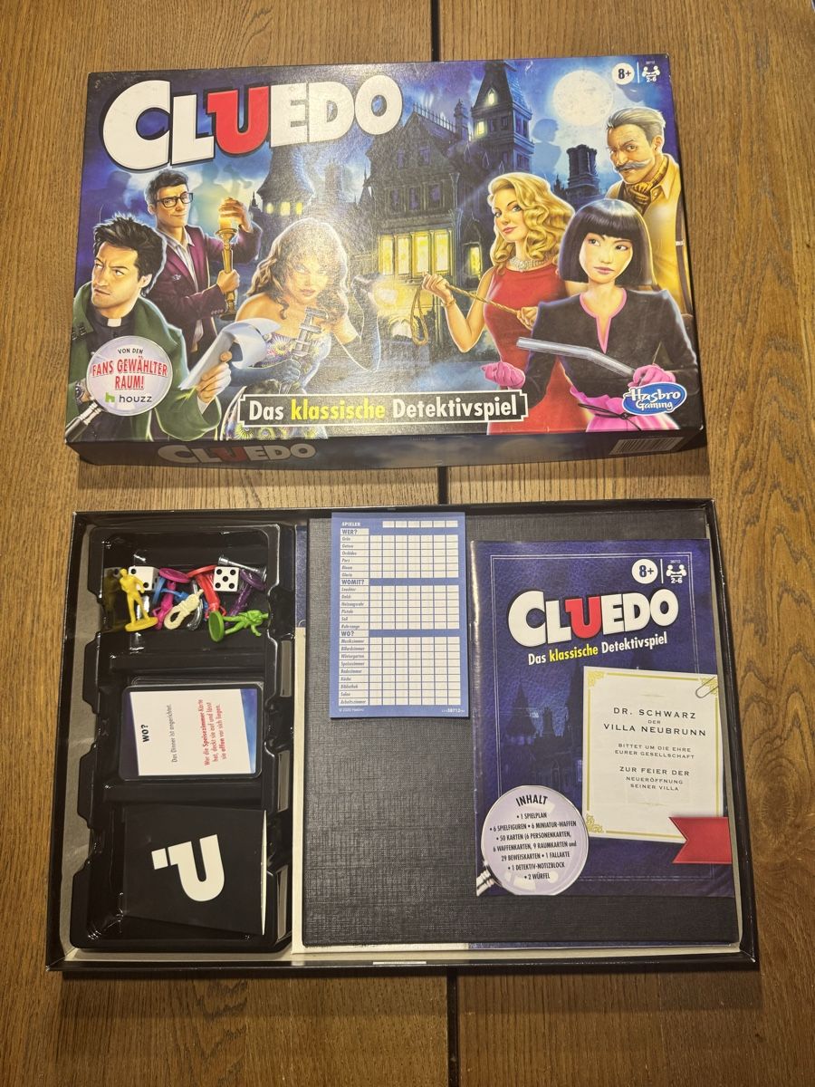 Giochi: Cluedo Brettspiel Vollständig  – Usato da Glattpark(Opfikon) venduto da ale_mg8x