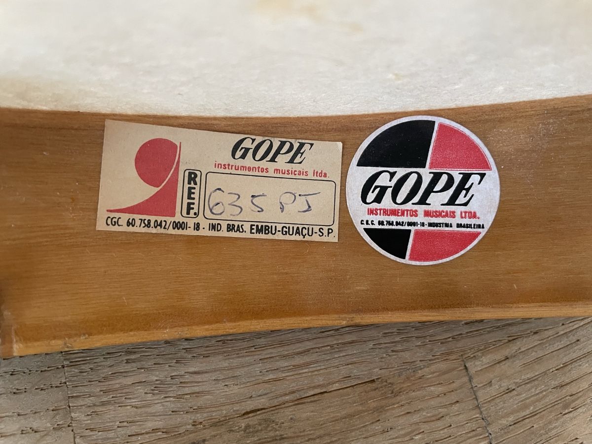 Pandeiro brésilien GOPE 12″ – jamais utilisé (Neu (gemäss Beschreibung ...