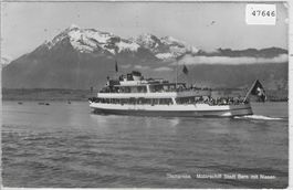 Thunersee - Motorschiff Stadt Bern mit Niesen
