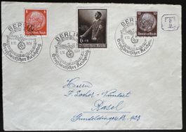 Deutsches Reich 1939 Berlin Sonderstempel Brief Basel