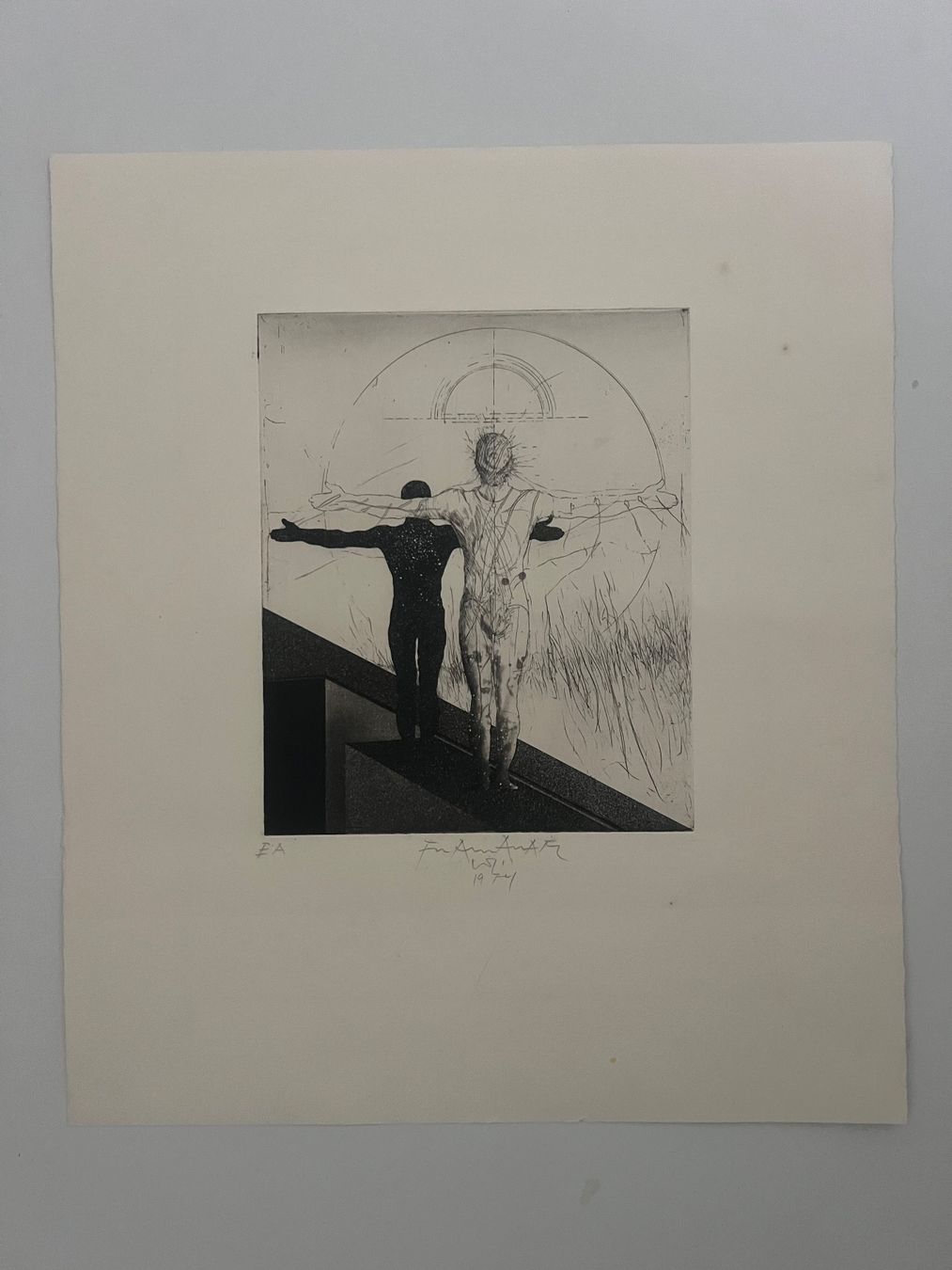 Grafica & Litografie: Franz Anatol Wyss, handsigniert – Usato da Rain venduto da Pic-Ass 1