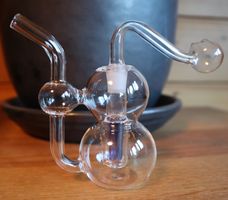 Kleine Glas Wasserpfeife // blau // Ideal für Extrakte - Neu