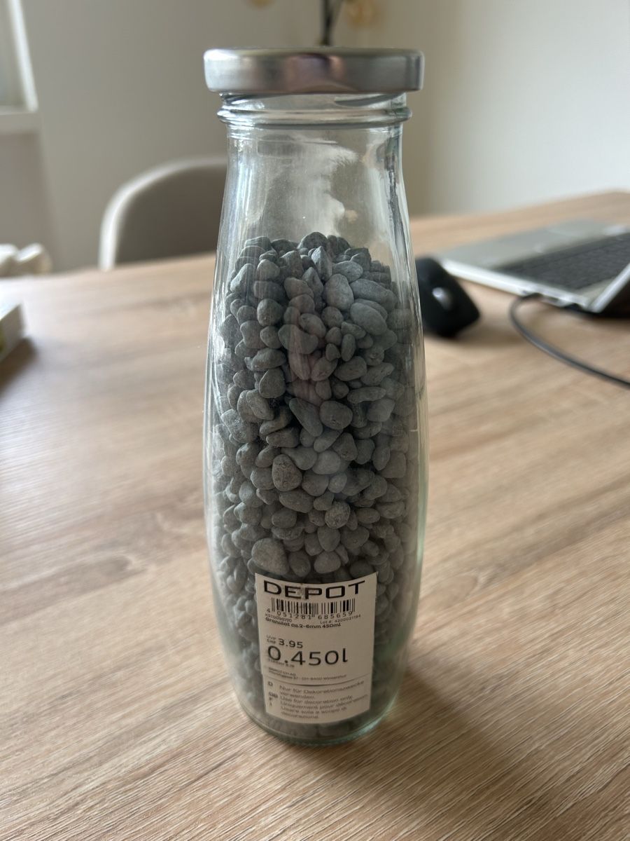 Tutte le decorazioni: Deko-Kies in Glasflasche, 0.45l – Usato da Urdorf venduto da lau_l8vd 1