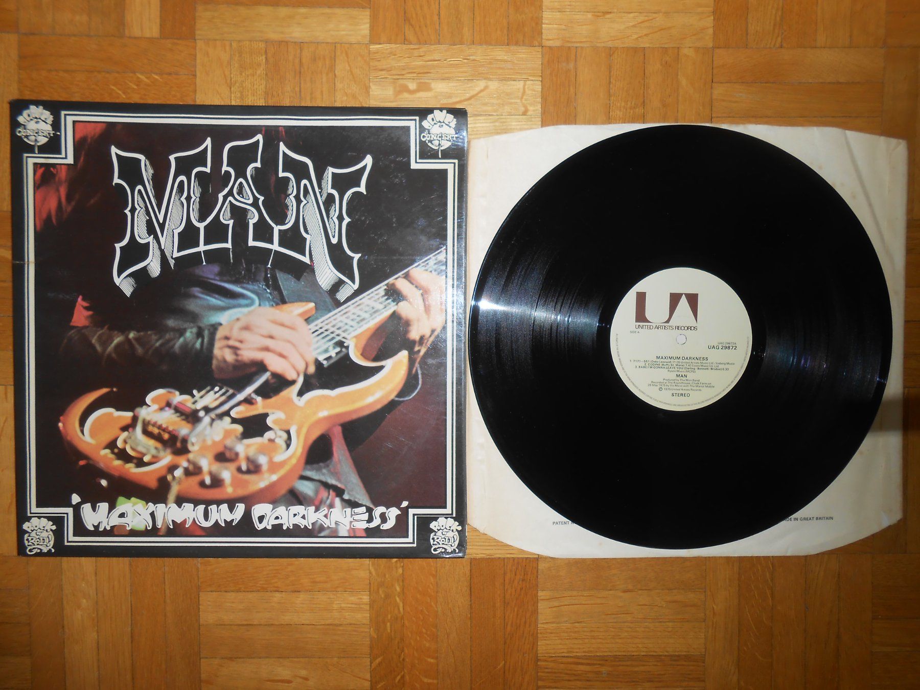 Dischi in vinile: MAN 1975 Maximum darkness (LP 1st Issue) – Usato da Territet venduto da Yvanz