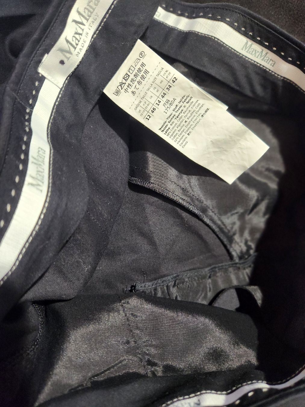 Max Mara Hosen: Pantalon Max Mara noir taille 42  – Gebraucht aus Niedergösgen von Eva2410 6
