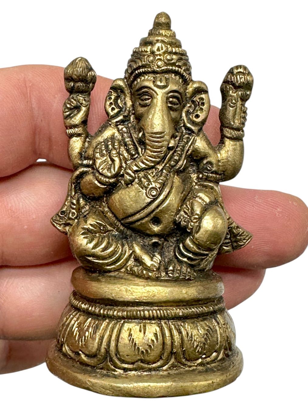 Skulpturen & Statuen: Statuette hindou ancienne Ganesh en bronze – Gebraucht aus Morges von mod_q7tt 9