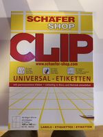 Universal Labels 100 Sheets A4 400 Stickers 105x148mm 40 Cha