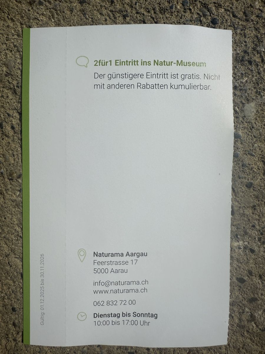 Bons: 2:1 Naturama – Neuf (Voir description) à Bözberg par Lilipzl 1
