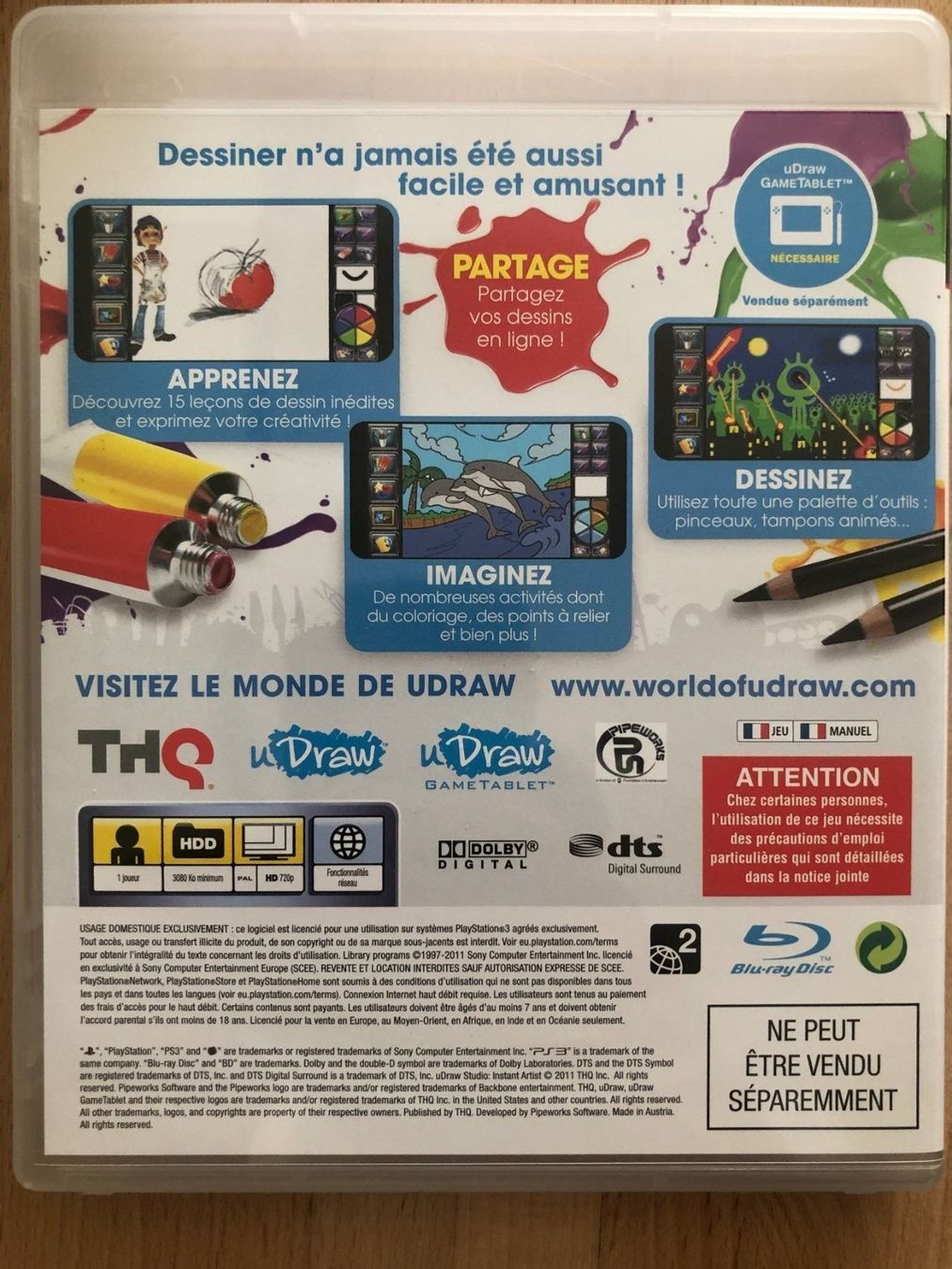 Spiele: UDraw Game Tablet + Spiel + Dongle – Gebraucht aus Nussbaumen AG von Pika-Shop 3
