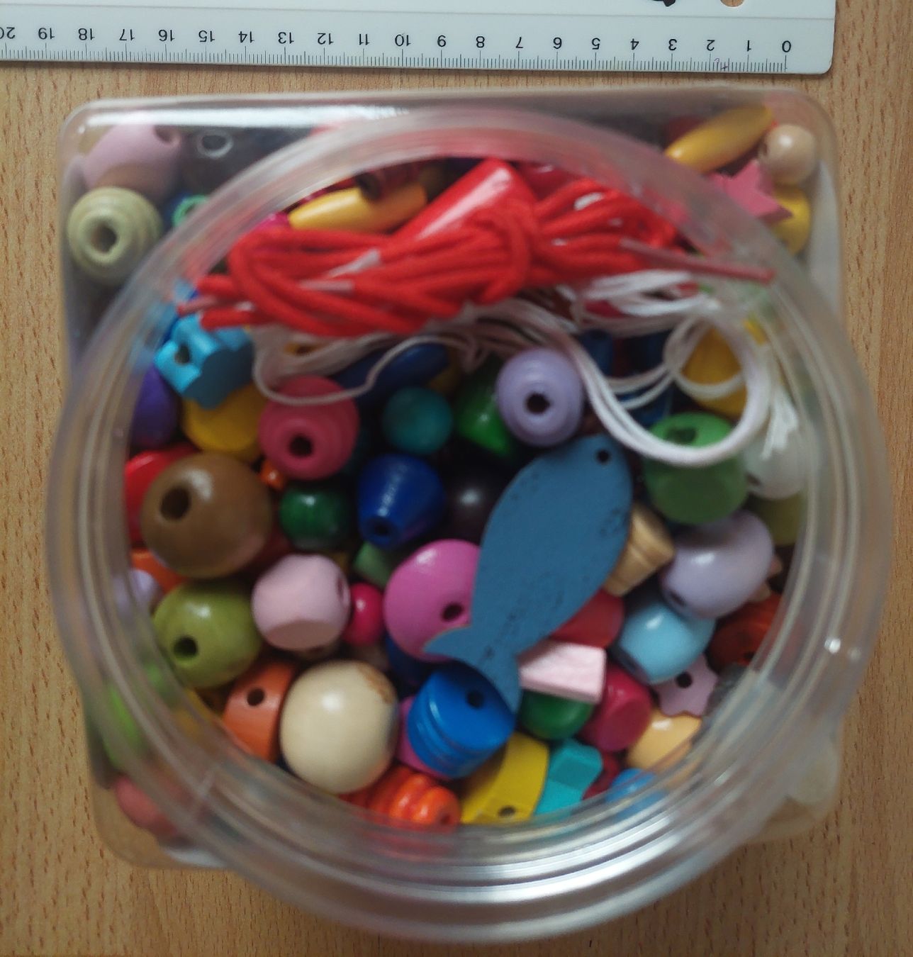 Perle (finte): Diverse Holzperlen – Usato da Magden venduto da jukajo52 1