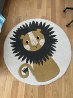 Rundteppich Löwe Kinderzimmer Rund Neuwertig