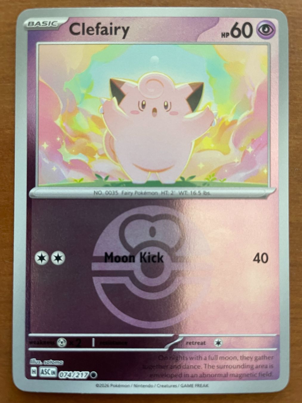 Pokémon Sammelbilder & Trading cards: Pokemon Clefairy Reverse (Versand gratis) – Neu (gemäss Beschreibung) aus Chur von Angerson