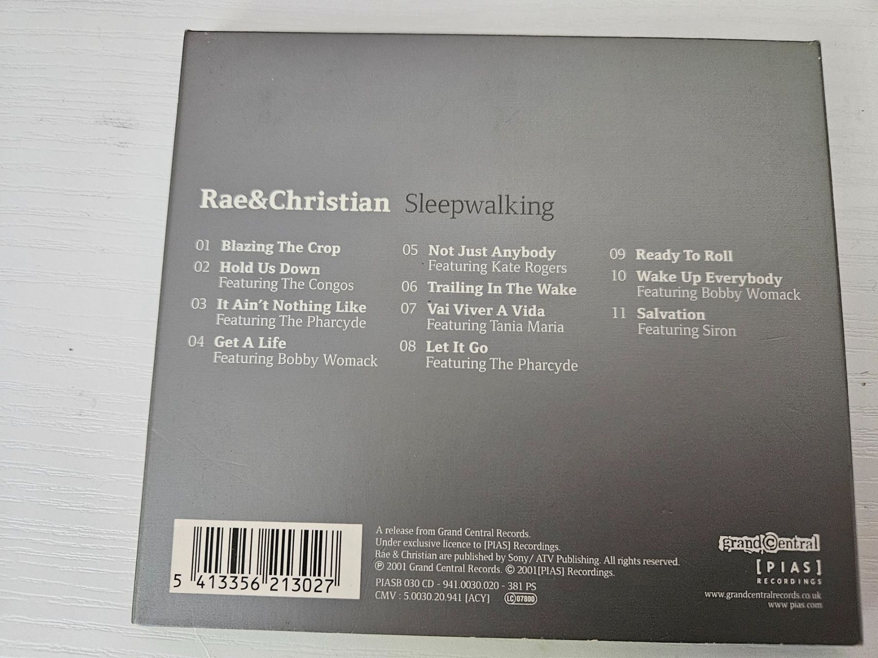 CD: Rae & Christian Sleepwalking – Usato da Liestal venduto da tower01 1